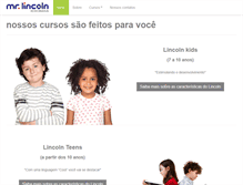 Tablet Screenshot of mrlincoln.com.br